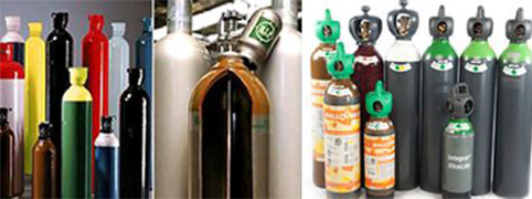 Suministros Sinpel variedad de botellas de gas